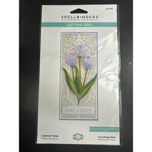 Spellbinders Layered Tulips Cutting Dies Set For Paper Crafts